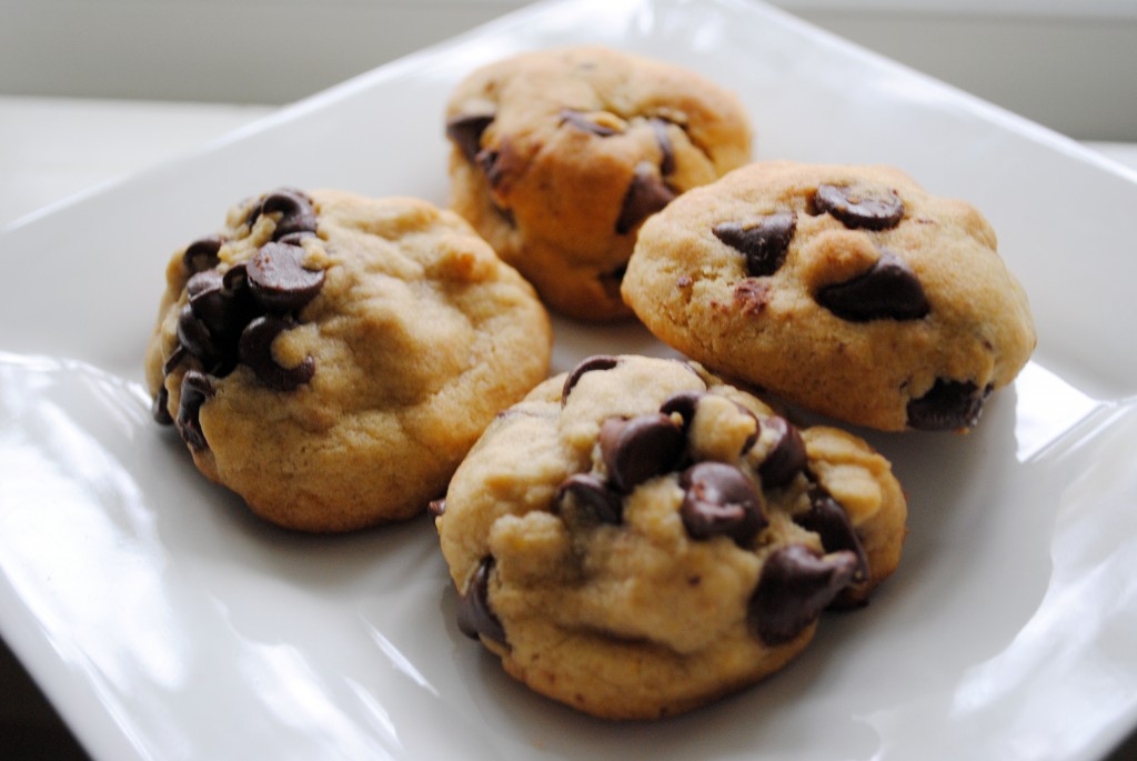 coconut oil choc chip cookies