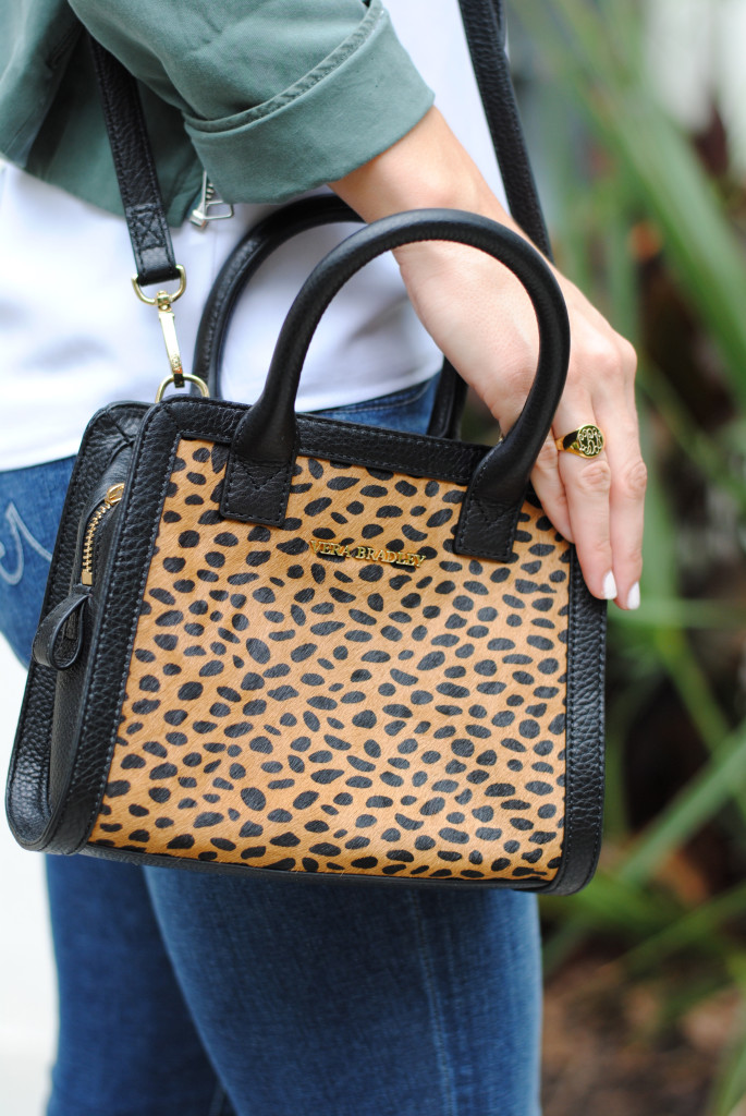 vera bradley leopard bag