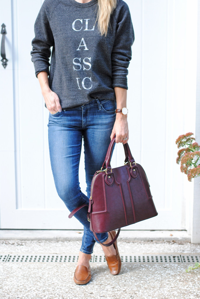 How to style a sweatshirt