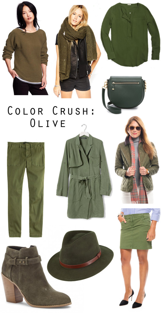 fall fashion colors-olive-army green