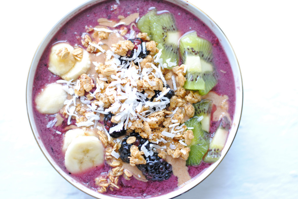 homemade acai bowls