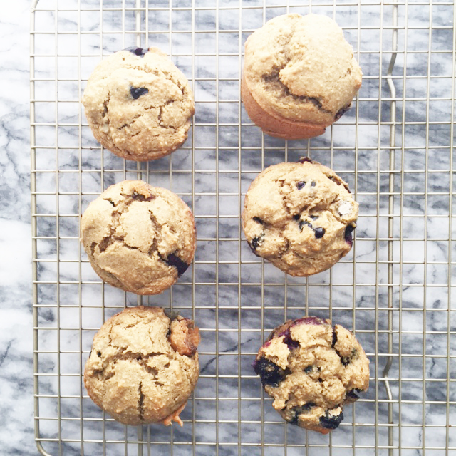 Healthy Blueberry Muffins