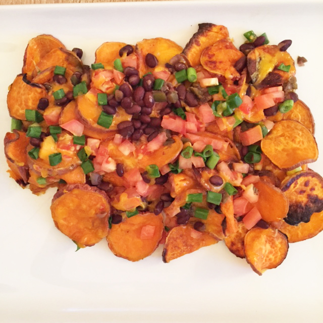 Healthy Sweet Potato Nachos 