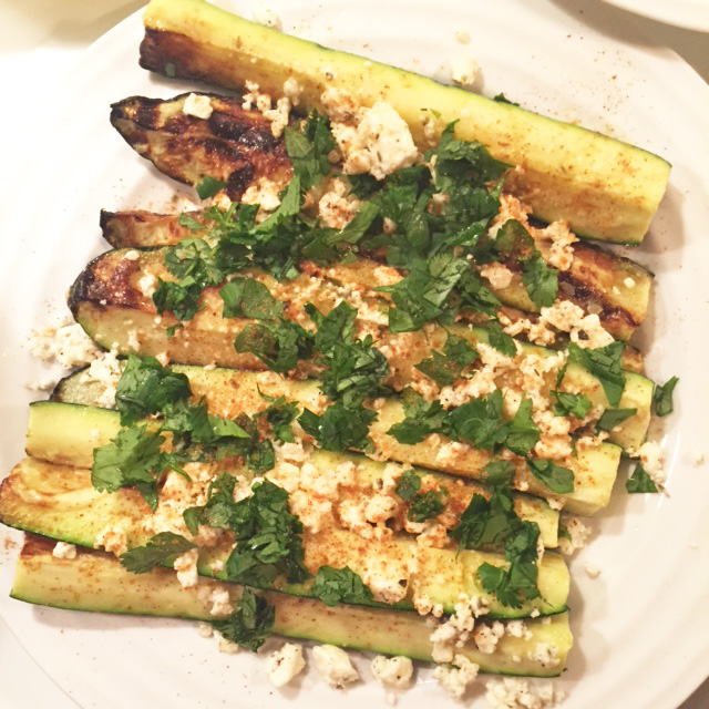 grilled zucchini