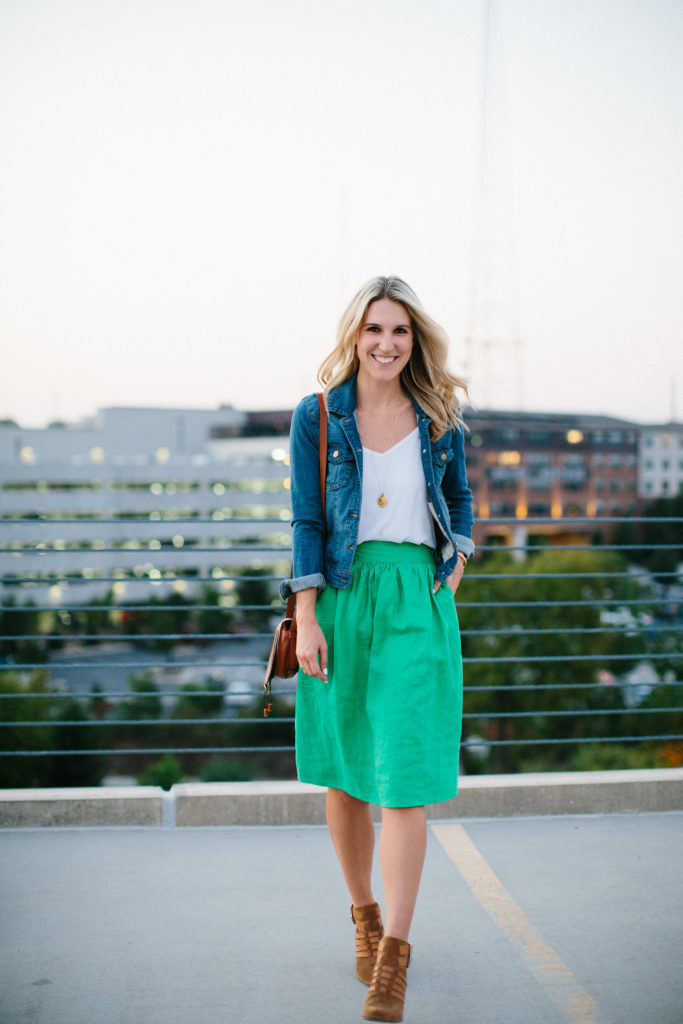 Styling a Midi Skirt 