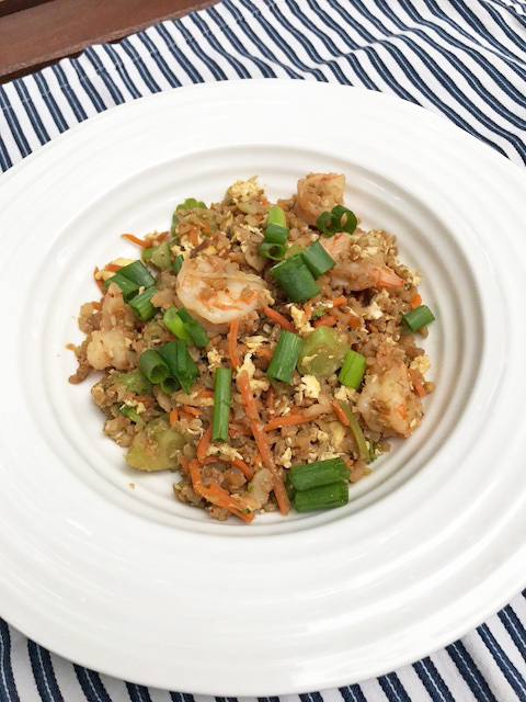 Shrimp "Fried" Cauliflower Rice