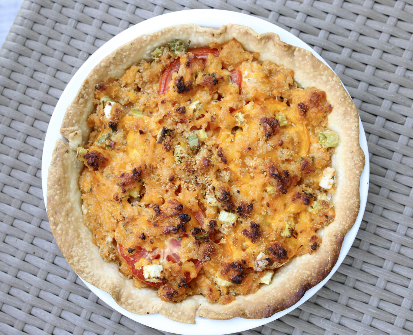 Tomato Pie Recipe / Turquoise and Teale