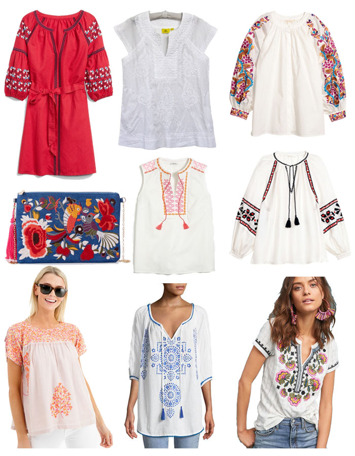 Embroidered Pieces I'm Loving for Summer / Turquoise & Teale