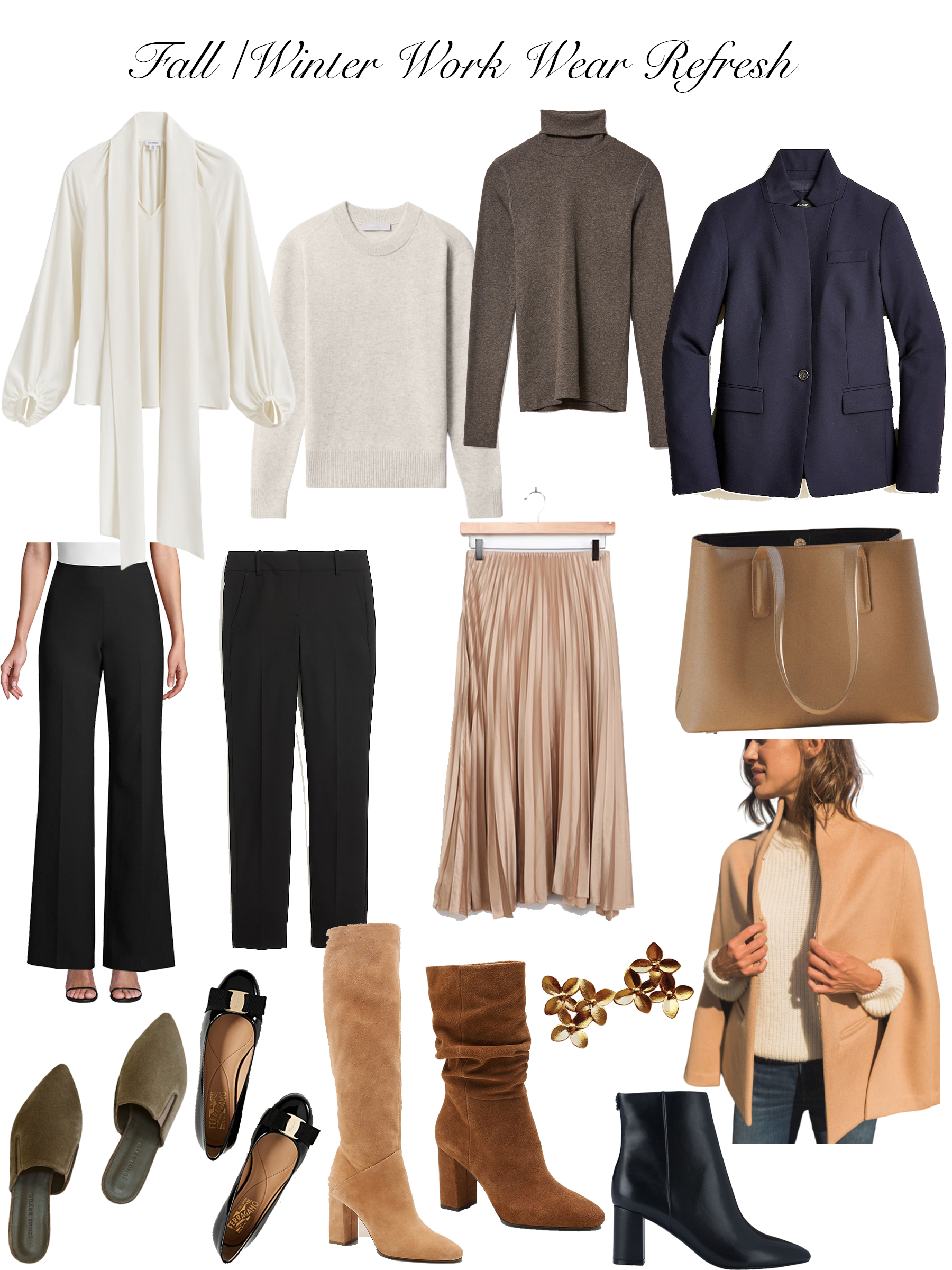 Winter Work Outfit Ideas / Turquoise & Teale
