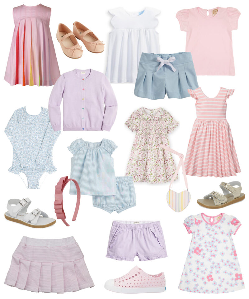 Little Girl Spring Clothes / Turquoise & Teale